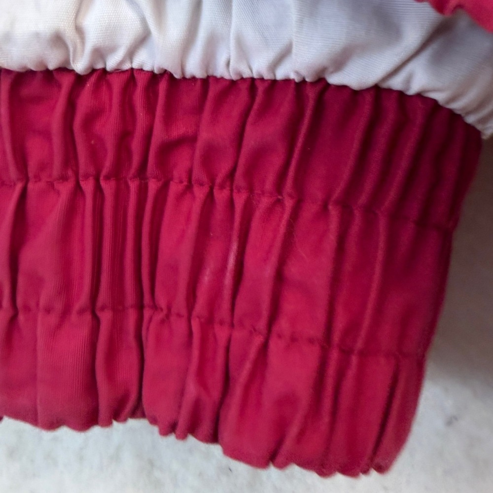 Vintage Pro Player Arizona Cardinals NFL Puffer Jacket Red White XXL Full Zip - Picture 8 of 9